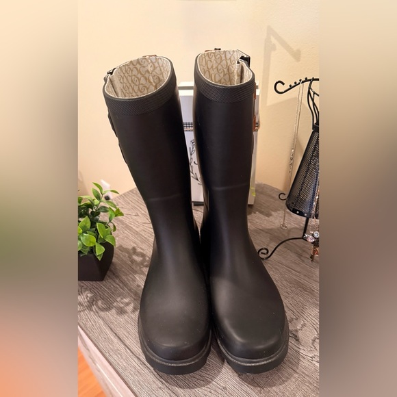 Chooka Premium Rainwear with Dual Strap Size 9 Black Waterproof - Picture 9 of 15